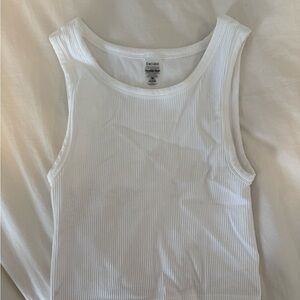 Sunday Best Ivory Ribbed Top